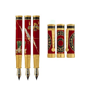 David Oscarson 2012 End of Days Red GT Fountain pen