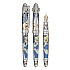David Oscarson 25th Silver Anniversary French Blue Caneta de tinta permanente