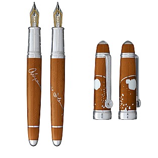 David Oscarson Alexander Fleming Orange ST Fountain pen