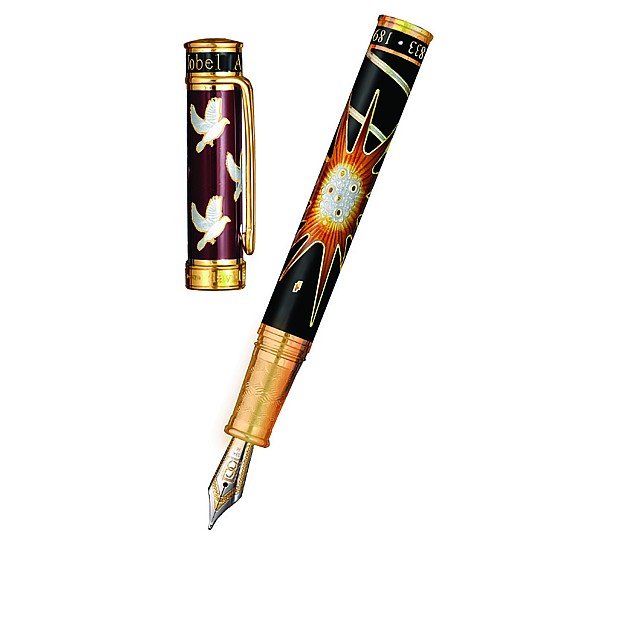 David Oscarson Alfred Bernhard Nobel Red GT Fountain pen