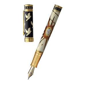 David Oscarson Alfred Bernhard Nobel White GT Fountain pen
