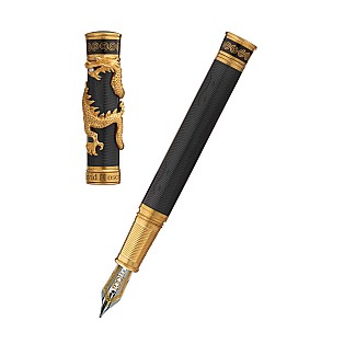 David Oscarson Black Water Dragon Black GT Fountain pen