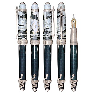 David Oscarson Deus Regit Black ST Fountain pen