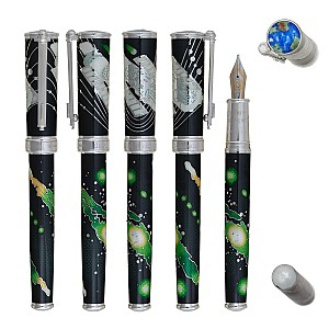 David Oscarson Edwin Hubble Martian Green ST Fountain pen