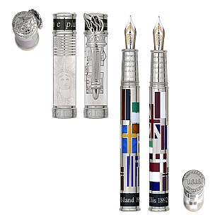 David Oscarson Ellis Island White ST Stylo Plume