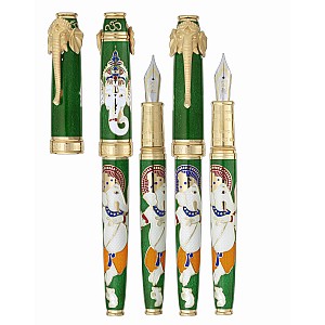 David Oscarson Lord Ganesha Emerald Green GT Stylo Plume