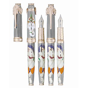 David Oscarson Lord Ganesha Grey ST Fountain pen