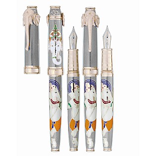 David Oscarson Lord Ganesha Grey ST Fountain pen