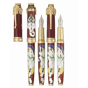 David Oscarson Lord Ganesha Ruby Red GT Fountain pen