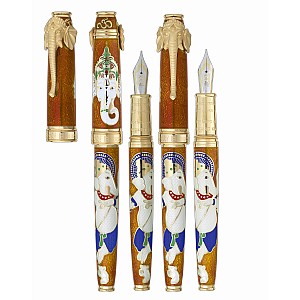 David Oscarson Lord Ganesha Saffron GT Fountain pen