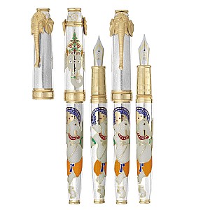 David Oscarson Lord Ganesha White GT Fountain pen