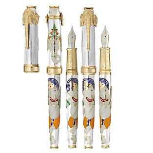 David Oscarson Lord Ganesha White GT Fountain pen