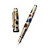 David Oscarson Pierrot and Pierrette White Fountain pen