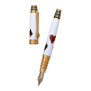 David Oscarson Les Quatre Couleurs White GT Fountain pen