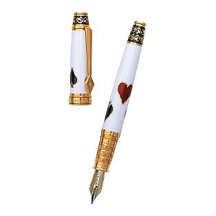 David Oscarson Les Quatre Couleurs White GT Pluma estilográfica