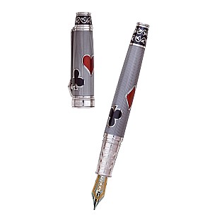 David Oscarson Les Quatre Couleurs Grey ST Pluma estilográfica