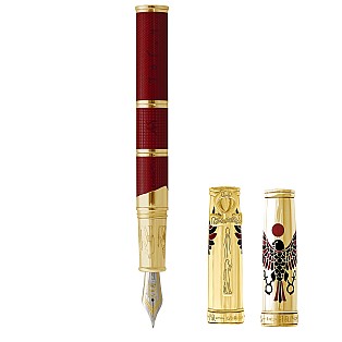 David Oscarson Rosetta Stone Ruby Red GT Fountain pen