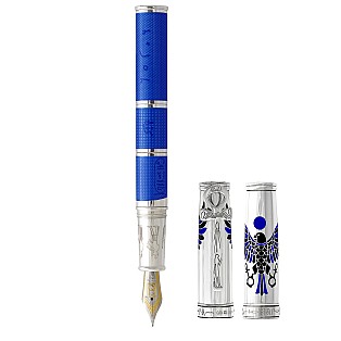 David Oscarson Rosetta Stone Sapphire Blue ST Fountain pen