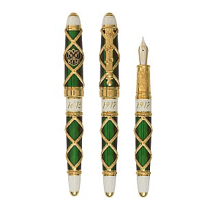 David Oscarson Russian Imperial Emerald Green GT Fountain pen