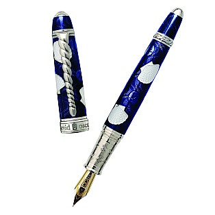 David Oscarson Seaside Ocean Blue Pluma estilográfica