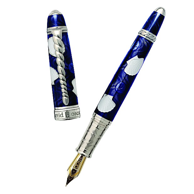 David Oscarson Seaside Ocean Blue Fountain pen