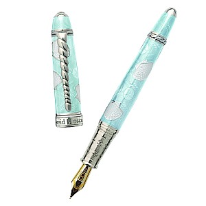 David Oscarson Seaside Aquamarine Blue Pluma estilográfica