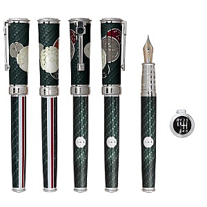 David Oscarson Take it to the Limit Monochromatic Carbon Black Pluma estilográfica
