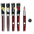 David Oscarson Take it to the Limit Carbon Black & Fire Red Pluma estilográfica