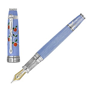 David Oscarson Tree of Life Azure Blue Fountain pen