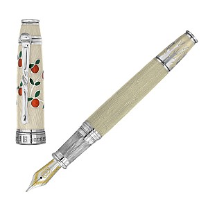 David Oscarson Tree of Life White Fountain pen