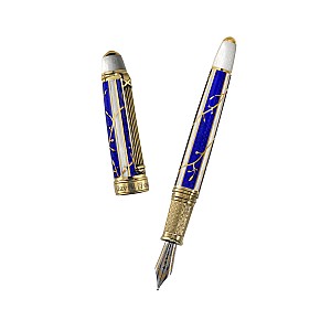 David Oscarson Trellis Sapphire Blue Fountain pen
