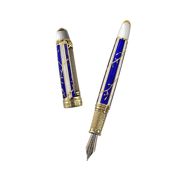 David Oscarson Trellis Sapphire Blue Vulpen