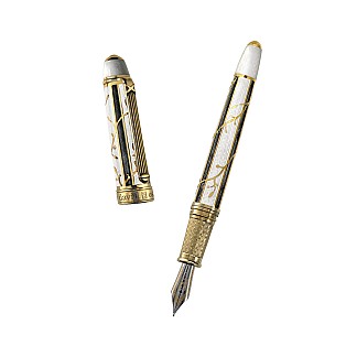 David Oscarson Trellis White Fountain pen