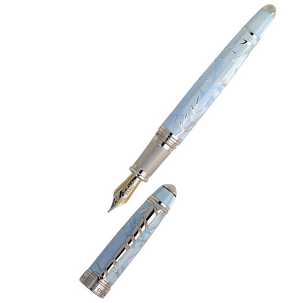 David Oscarson Winter Blue Fountain pen