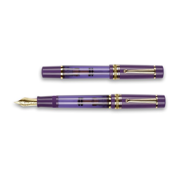 Delta Mid-Size-Plus Majestic Purple GT Pluma Estilográfica
