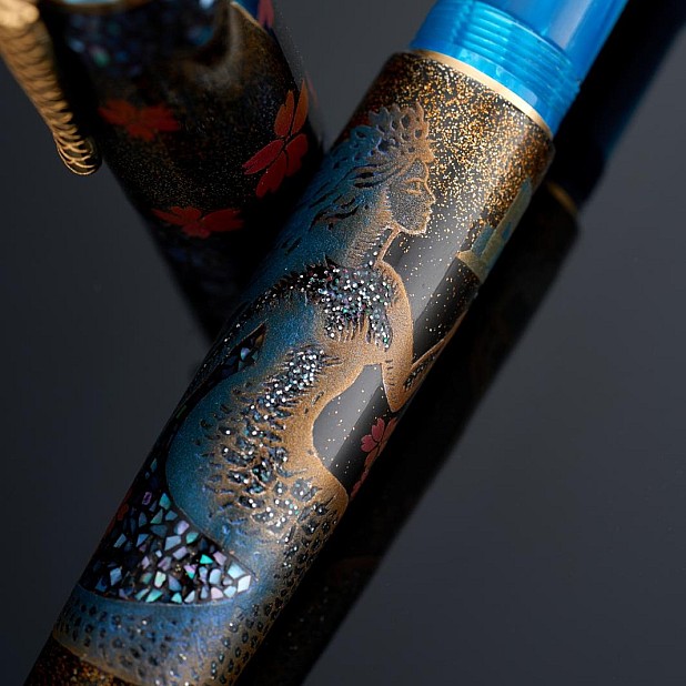 Nino Marino Signature Parthenope Maki-e The Song of Two Seas LE Pluma Estilográfica