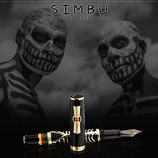 Delta Indigenous Simbu Black Vermeil LE GT Stylo plume
