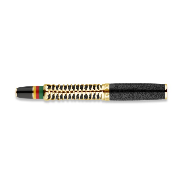 Delta Indigenous Simbu Black Vermeil LE GT Pluma Estilográfica