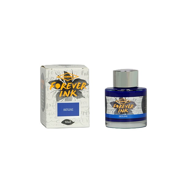 Diamine Forever Ink Skyline Blue 50ml Ink Bottle