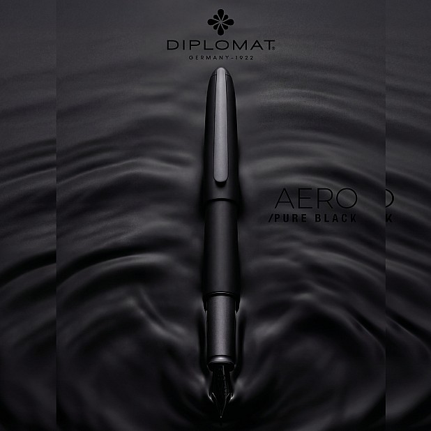 Diplomat Aero Pure Black Special Edition Fountain pen