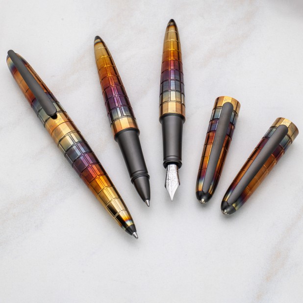 Diplomat Aero Rhomb Flame Rollerball