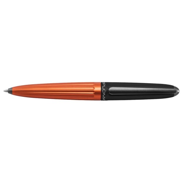 Diplomat Aero Black Orange Ballpoint