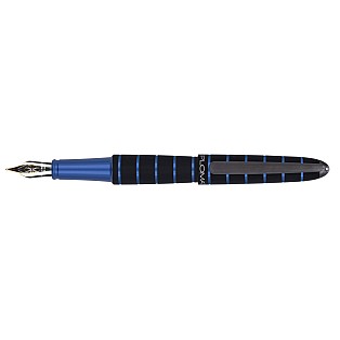 Diplomat Elox Black Blue Caneta de Tinta Permanente