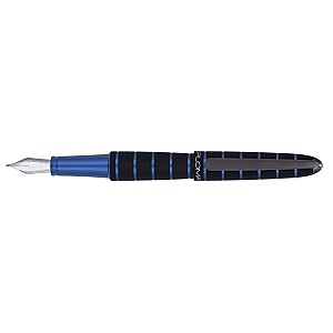 Diplomat Elox Black Blue Caneta de Tinta Permanente