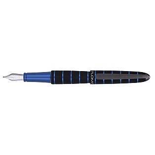 Diplomat Elox Black Blue Caneta de Tinta Permanente