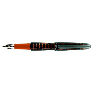 Diplomat Elox Matrix Orange Caneta de Tinta Permanente