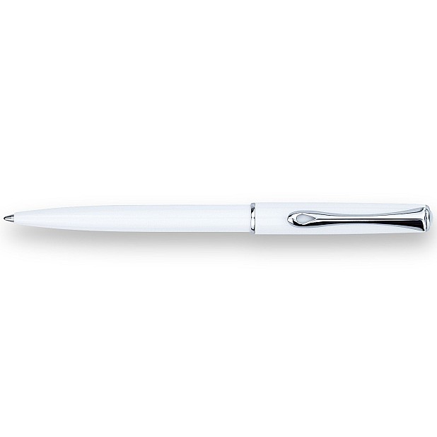 Diplomat Traveller Snowhite Chrome Ballpoint