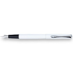 Diplomat Traveller Snowhite Chrome Vulpen