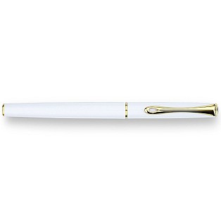 Diplomat Traveller Snowhite Gold Fountain pen