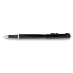 Diplomat Traveller Zwart Lak Gold Rollerball